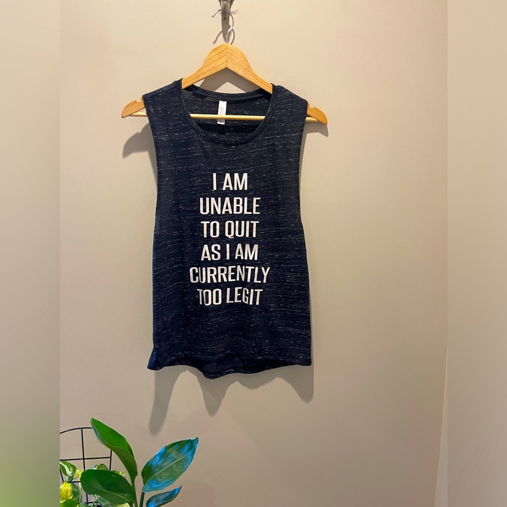 BOUTIQUE - Too Legit Tank - Picture 2 of 8